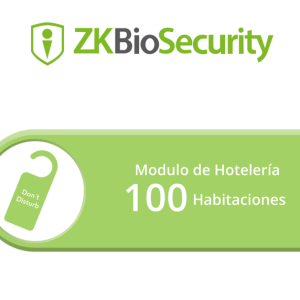 ZKBiosecurity modulo de hotelería 100 habitaciones